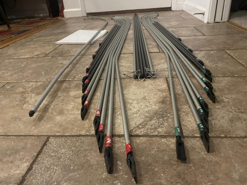 Moyes Litespeed RX4 carbon batten set for sale